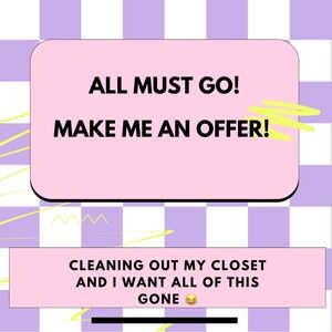 Please help me clear my closet!